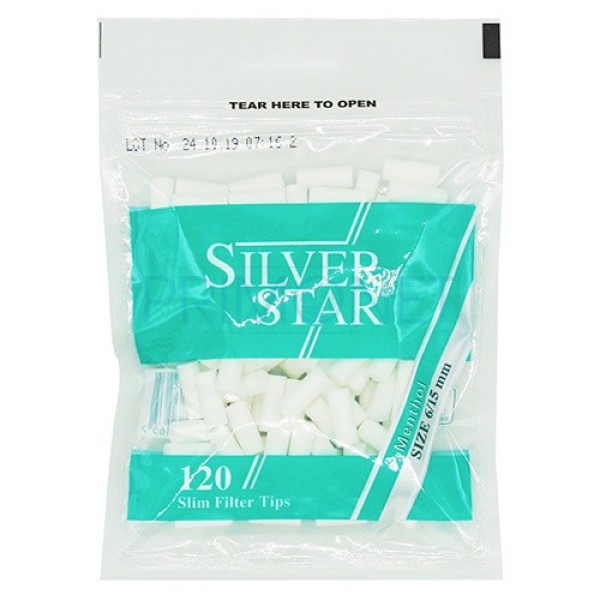 Filtre Tigari Silver Star Menthol Slim 6/15 (120)