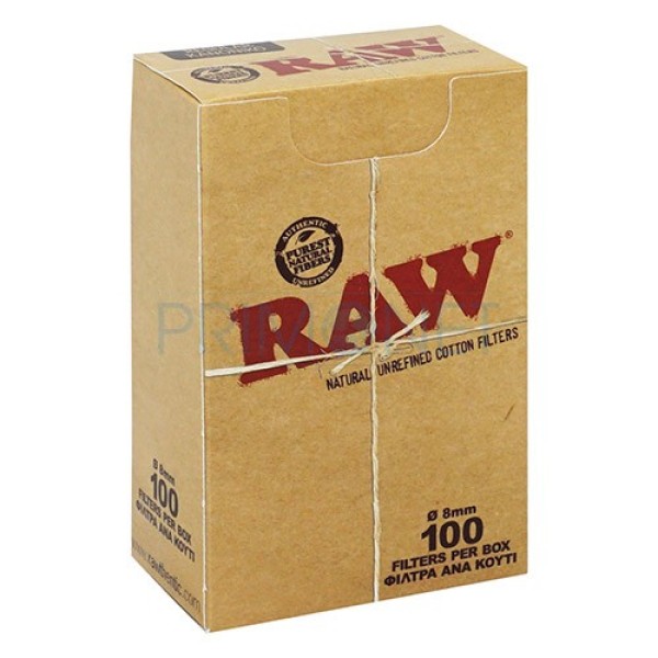 Filtre Tigari RAW Cotton Regular 8/15 (100)