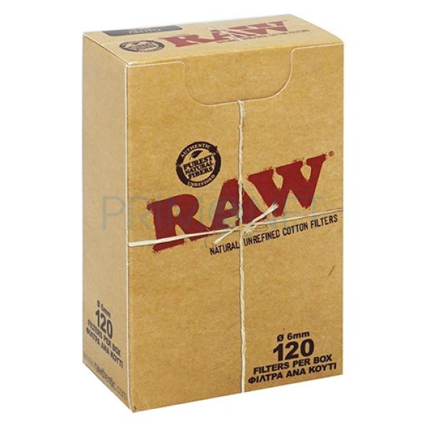 Filtre Tigari RAW Cotton Slim 6/15 (120)
