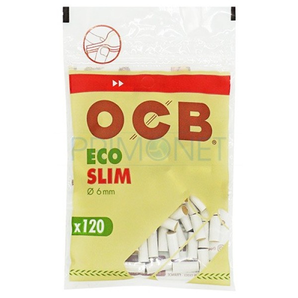 Filtre Tigari OCB Organic Slim 6/15 (120)