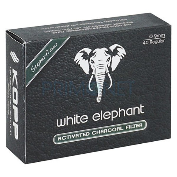 Filtre Pipa White Elephant Carbon 9MM
