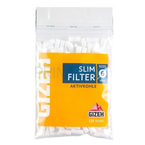 Filtre Tigari Gizeh Slim Carbon 6/15 (120)