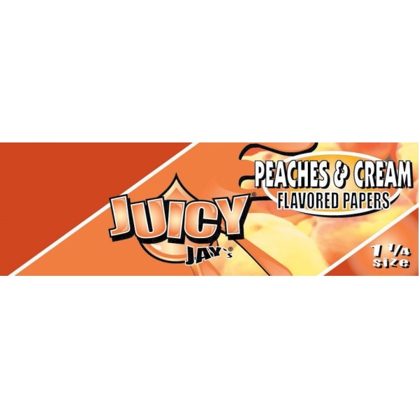 Foite Juicy Jay’s 1 ¼ Peaches & Cream
