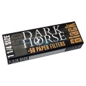 Foite Rulat Tutun Dark Horse Black 1 1/4 + Filter Tips