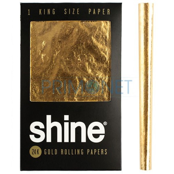 Foite Rulat Tutun Shine Gold 24k King Size