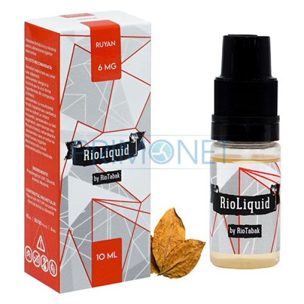 Lichid RioLiquid 10 ml Ruyan Tobacco 6 mg/ml