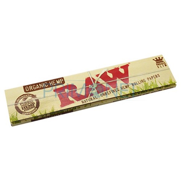 Foite Rulat Tutun RAW Organic Slim King Size