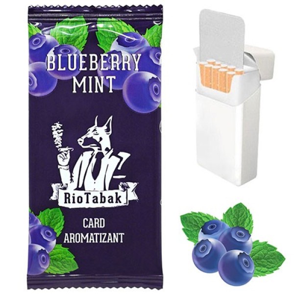 Card Aromat Tigari RioTabak Blueberry Mint