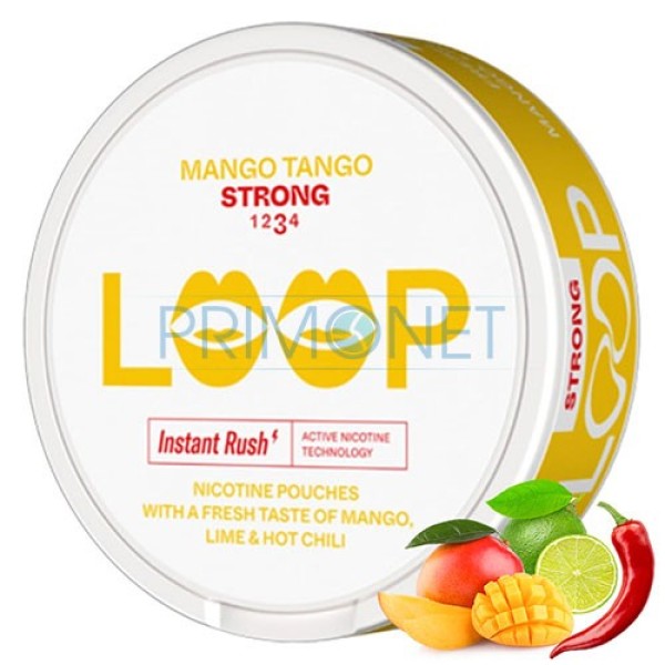 Pouch nicotina Loop Mango Tango Strong (3)