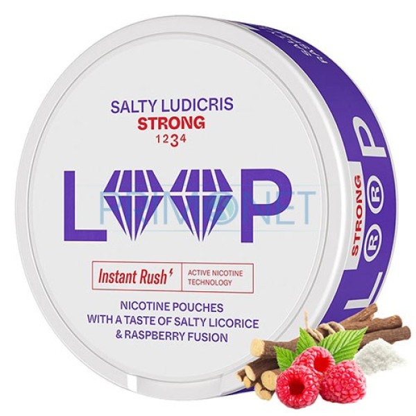 Pouch nicotina Loop Salty Ludicris Strong (3)