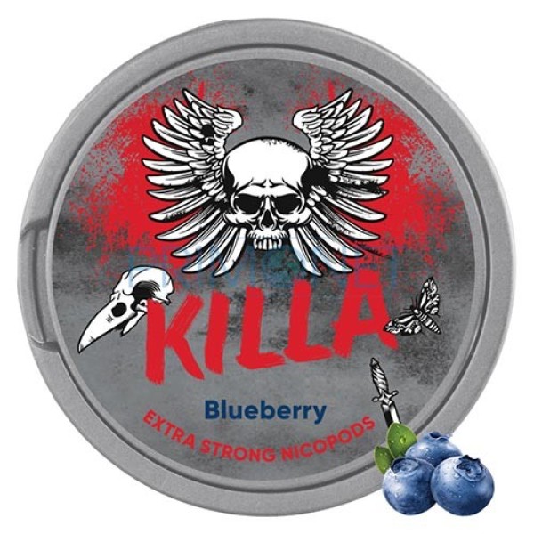 Pouch nicotina Killa Blueberry Strong (16 mg)