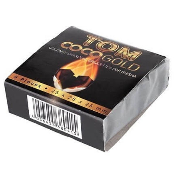 Carbuni Narghilea Tom Cococha Premium Gold - small 9 buc