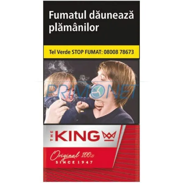 Tigarete The King Red 100's