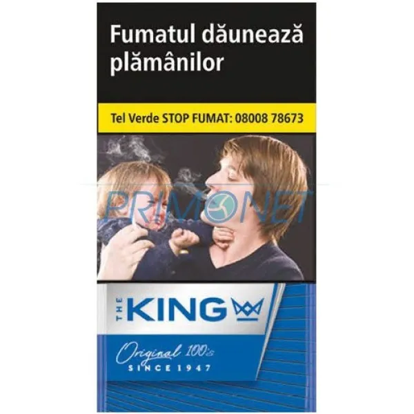 Tigarete The King Blue 100's