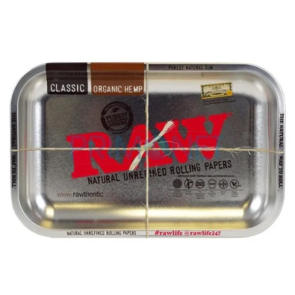 13924 ROLLING TRAY RAW Steel Small