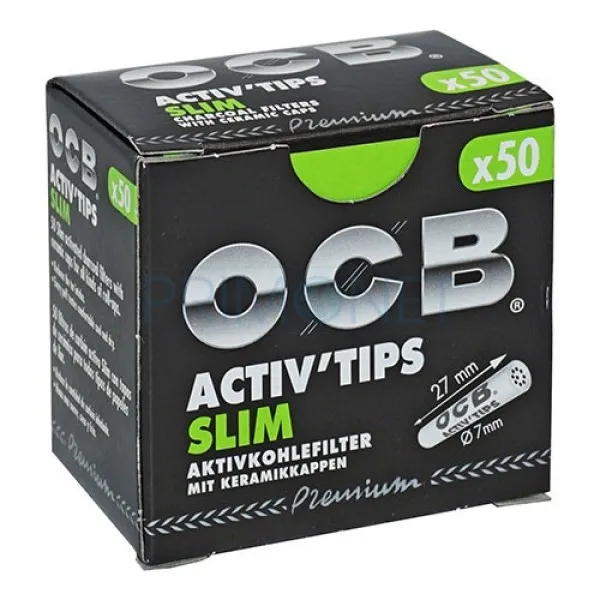 Filtre Tigari OCB Activ Tips 7mm (50)