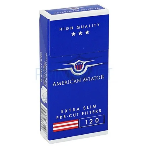 Filtre Tigari American Aviator Pre-Cut Extra Slim 5,7/14 mm (120)