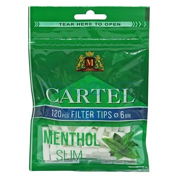 Filtre Tigari Cartel Menthol Slim 6/15 (120)