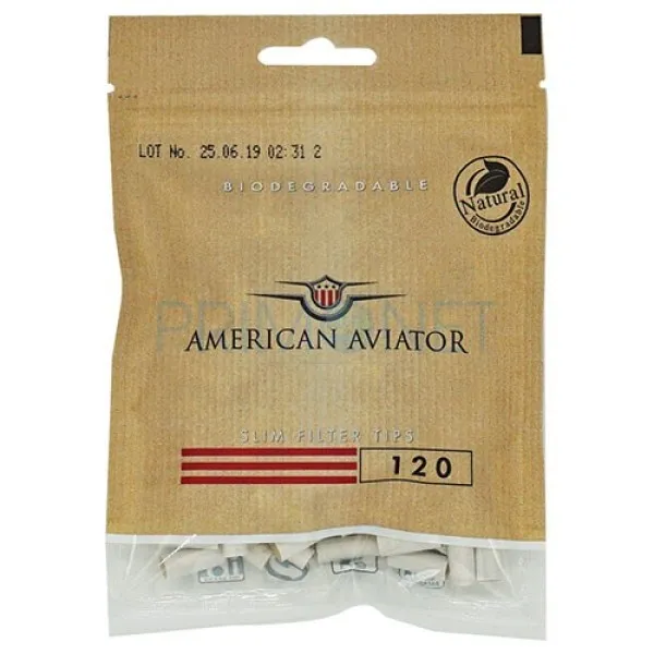 Filtre Tigari American Aviator Bio Slim 6/15 (120)