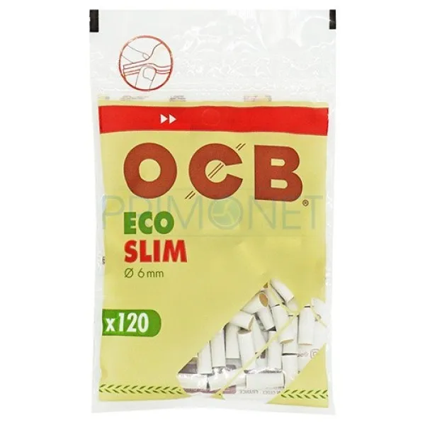 Filtre Tigari OCB Organic Slim 6/15 (120)