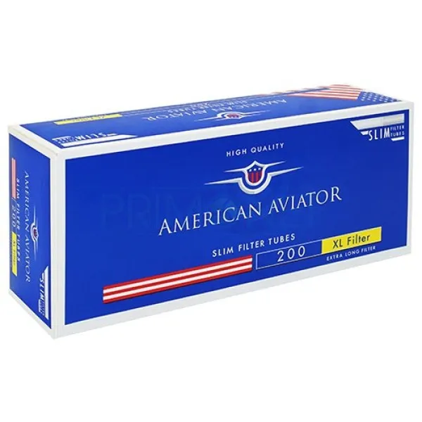 Tuburi Tigari American Aviator Slim XL White (24 mm) 200