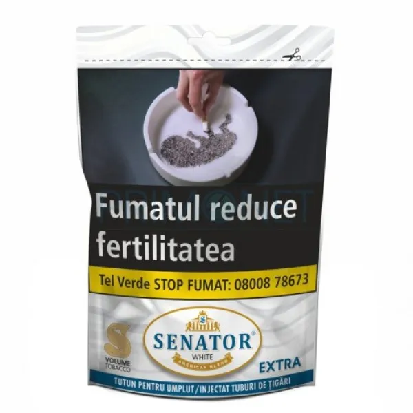 Tutun Senator White Extra Volume 80g (T&T)