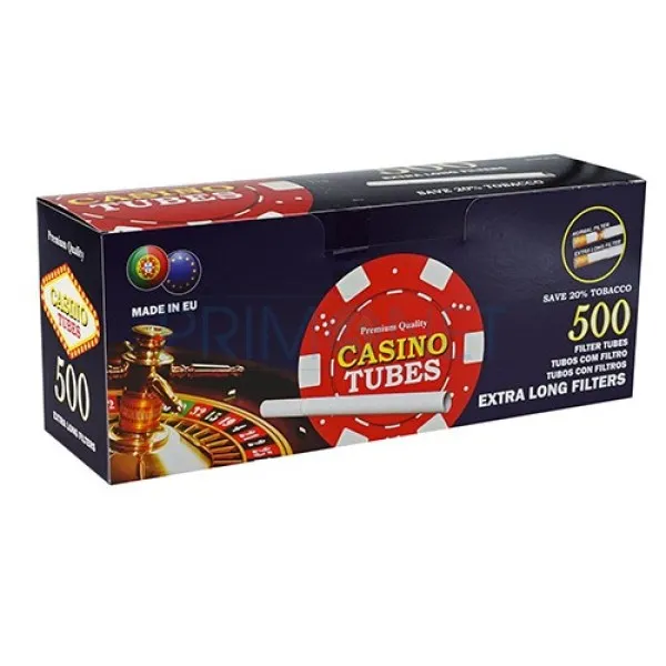 Tuburi Tigari Casino White Extra (20 mm) 500