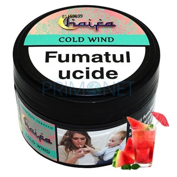 Tutun narghilea HAIFA Cold Wind (pepene rosu, menta)