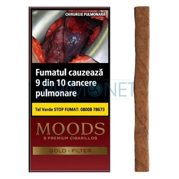 Tigari de foi Moods Golden Taste 16g (5)