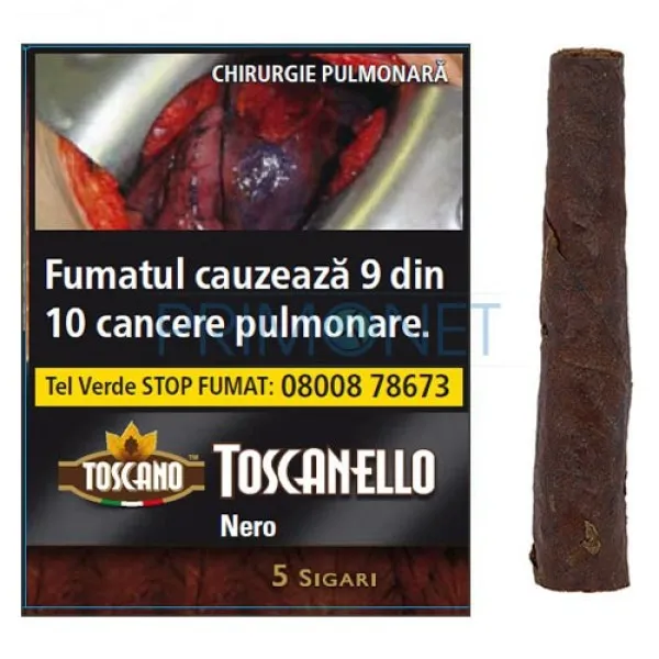 Tigari de foi Toscanello Nero 28g (ciocolata) 5 T&T