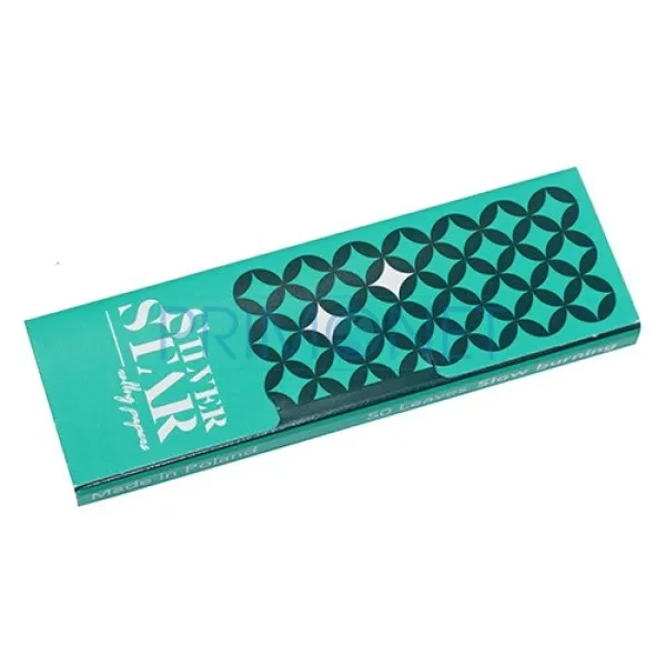 Foite Rulat Tutun Silver Star Green
