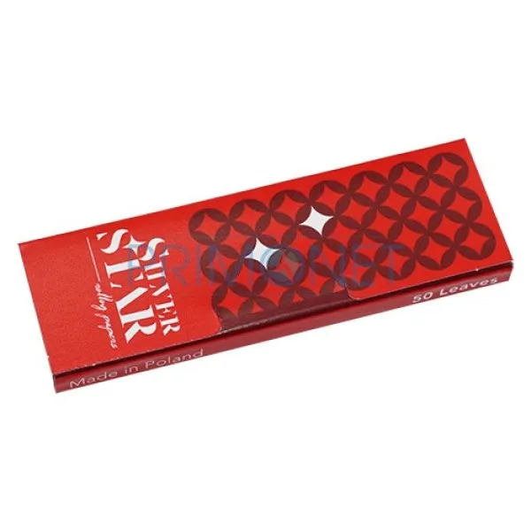 Foite Rulat Tutun Silver Star Red