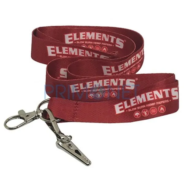 13361 Elements Lanyard Red