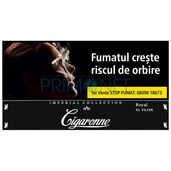 Tigarete Cigaronne Royal XL Black