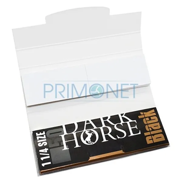 Foite Rulat Tutun Dark Horse Black 1 1/4 + Filter Tips