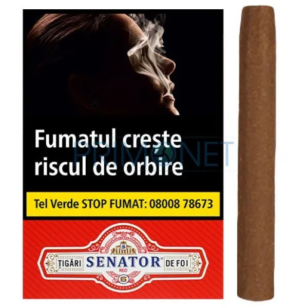 Tigari de Foi Senator Red 55g (6) T&T