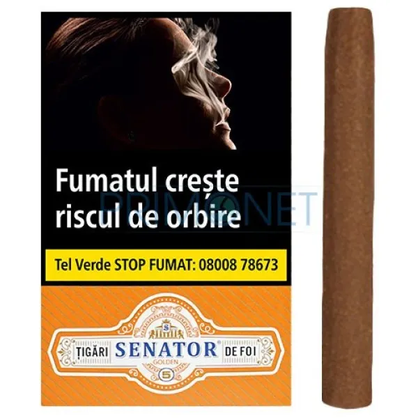Tigari de foi Senator Orange 45g (5)