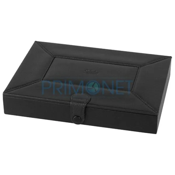 560155 Humidor trabucuri Piele si Lemn