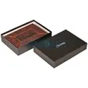 560152 Humidor trabucuri Piele si Lemn 