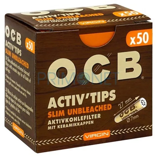 Filtre Tigari OCB Virgin Activ Tips 7 mm (50)