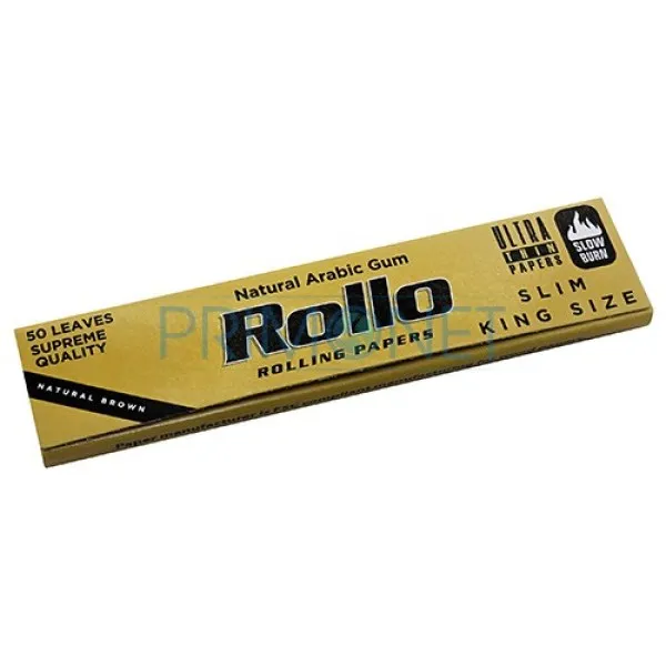 Foite Rulat Tutun Rollo Brown King Size Slim