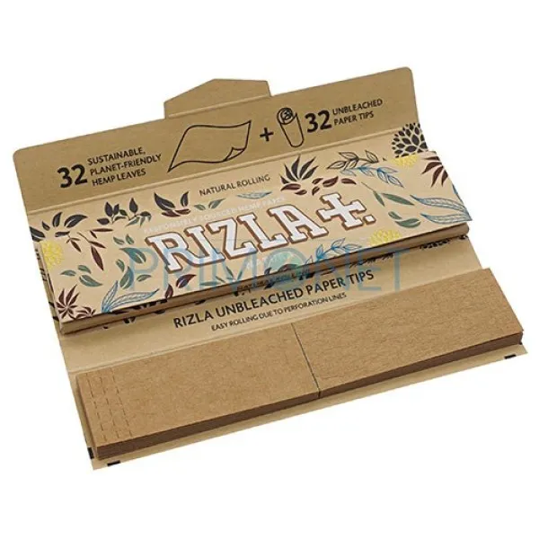 Foite Rulat Tutun Rizla Natura Slim King Size + Filtre Carton