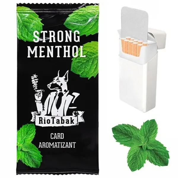 Card Aromat Tigari RioTabak Strong Menthol