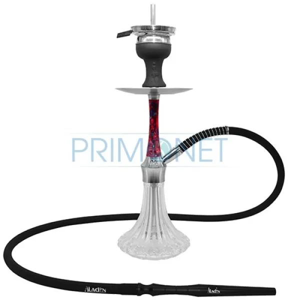 Narghilea Aladin Epox Red Blue 43 CM