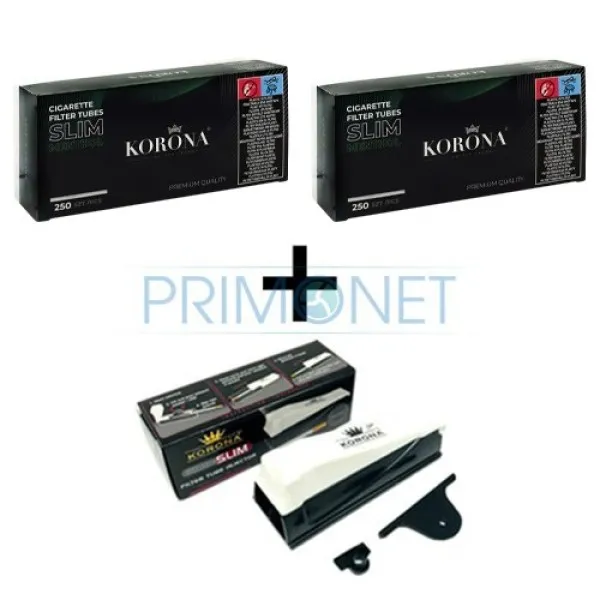 2 x Korona Slim Menthol 250 + Aparat Korona Slim