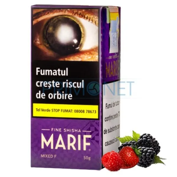Tutun Narghilea Marif Mixed F (fructe de padure) 50g