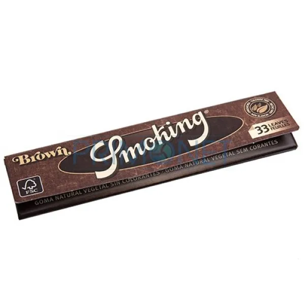 Foite Rulat Tutun Smoking Brown King Size