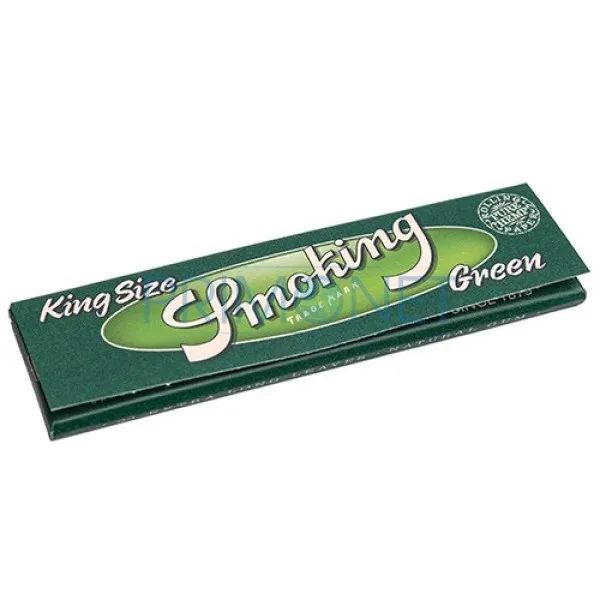 Foite Rulat Tutun Smoking Green King Size