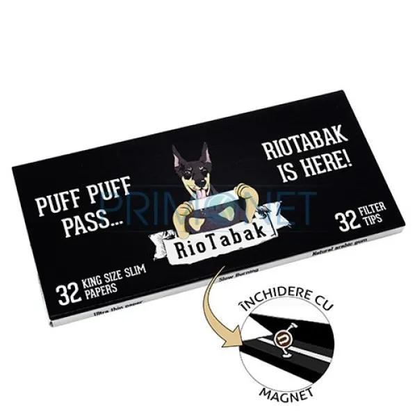 Foite Rulat Tutun RioTabak Maxi Pack (KS Slim + FT)