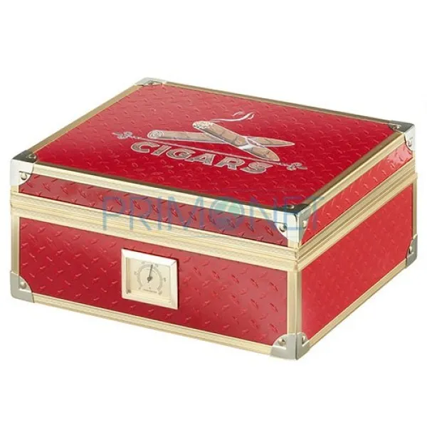 920048 Humidor Trabucuri Angelo Red
